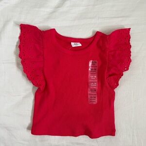 NWT babyGAP | toddler ribbed flutter top
